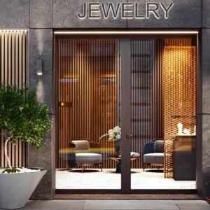 Porte automatique anti-effraction