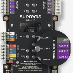 SUPREMA- Multiple Input Extension Module (12 inputs) compatible with BioStar 2  - IM-120